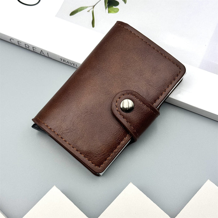 Wholesale Trendy Carbon Fiber Card Case PU Leather Wallet Stylish Daily Use Fashion MOQ≥2