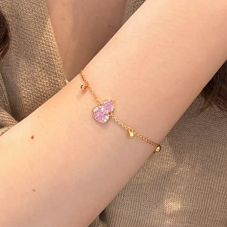 Wholesale Full diamond gradient bracelet, niche, high-end, light luxury, fashionable, versatile, new handmade accessory