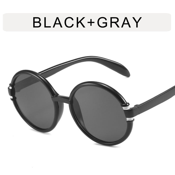 Wholesale Round frame retro sunglasses, new sunglasses, beach sunscreen sunglasses