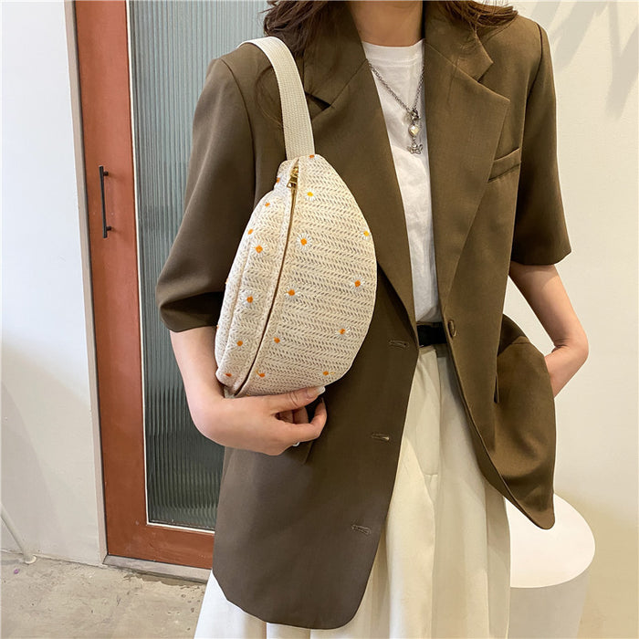 Wholesale Versatile Western style small bag, fashionable crossbody chest bag, popular waist bag