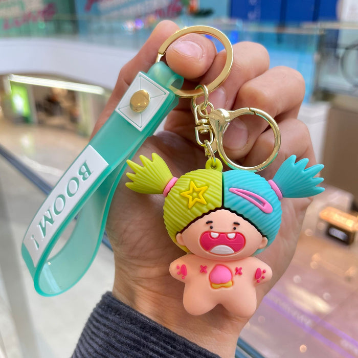 Wholesale Keychain Cute Doll Backpack Pendant Car Keychain Pendant