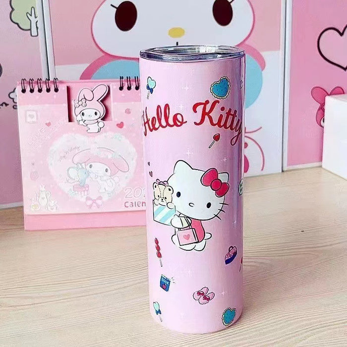 Wholesale Cartoon Cute 304 Stainless Steel Straw Water Cup JDC-CUP-XinZheng005