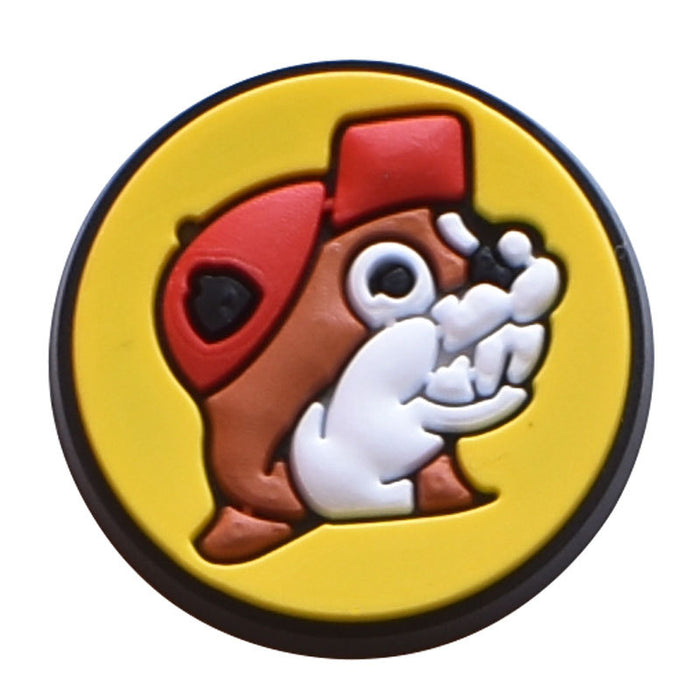 Wholesale random 100pcs Soft Plastic Plastic Decorative Buckle Accessories Shoe Flower Shoe Buckle Cute Cartoon Garden Shoe Accessories