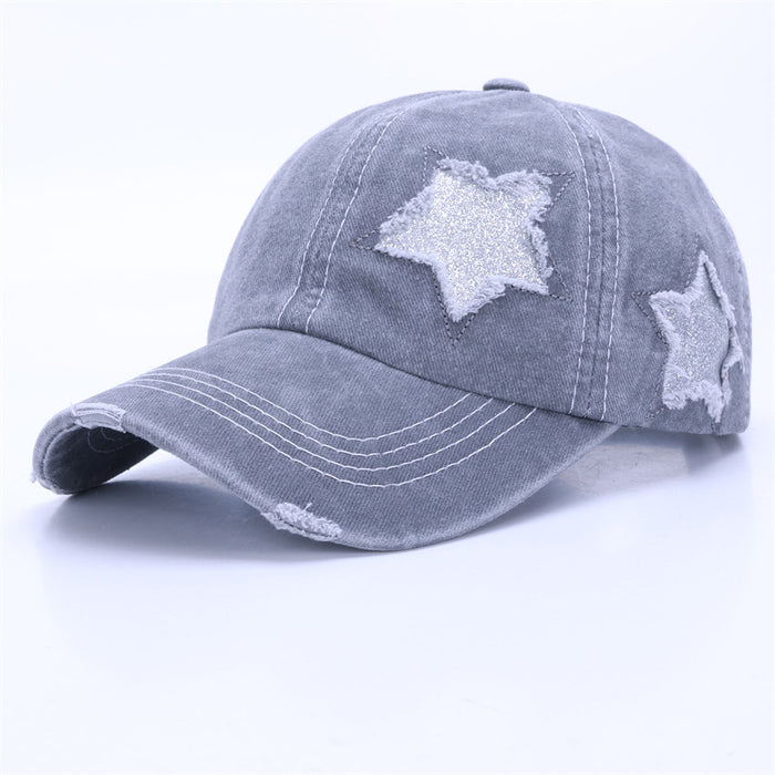 Wholesale Baseball cap for men, retro sun shading hat, washed cotton duckbill cap