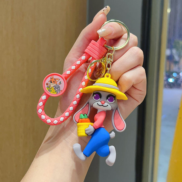 Wholesale Cartoon  Doll School Bag Pendant Car Key Chain