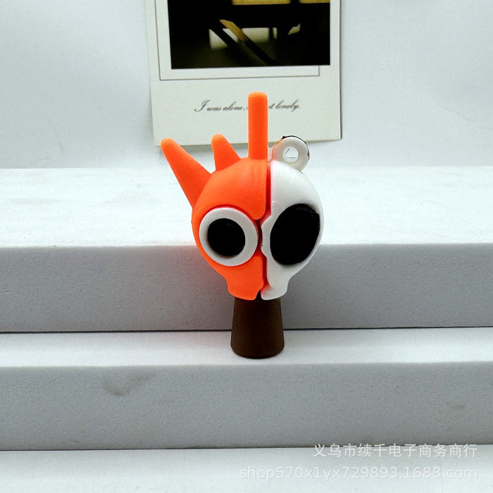 Wholesale Keychain PVC Rhythm Note Small Pendant Accessories Blind Box Doll Accessories