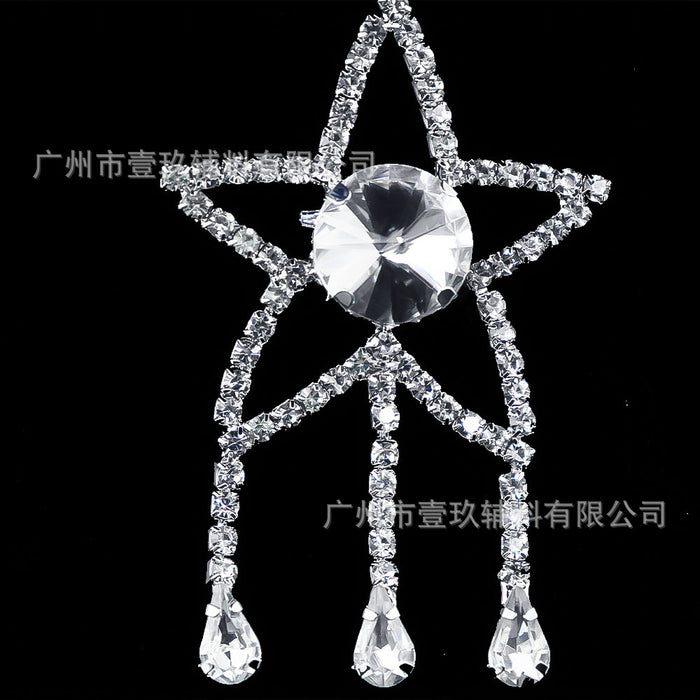 Wholesale DIY clothing accessories and embellishments: rhinestone bow corsage