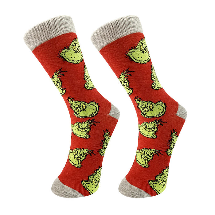 Wholesale Christmas Cotton Cartoon Middle Socks JDC-SK-YiYan076