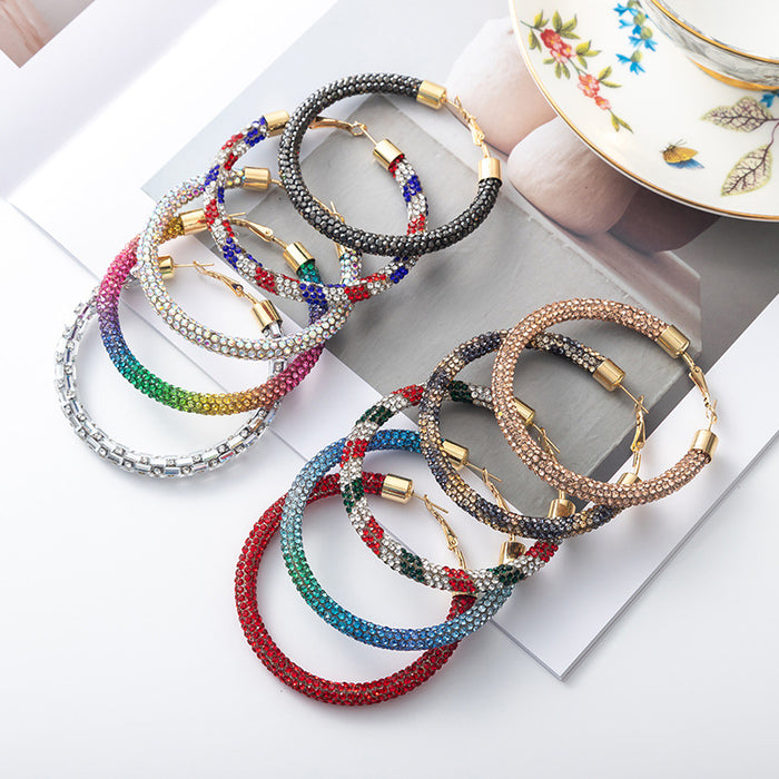 Wholesale Christmas Independence Day gradient color earrings for women,  gorgeous evening dress matching accessories