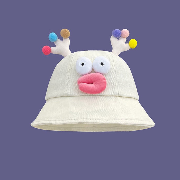 Wholesale Cute sunscreen basin hat, new cartoon fisherman hat