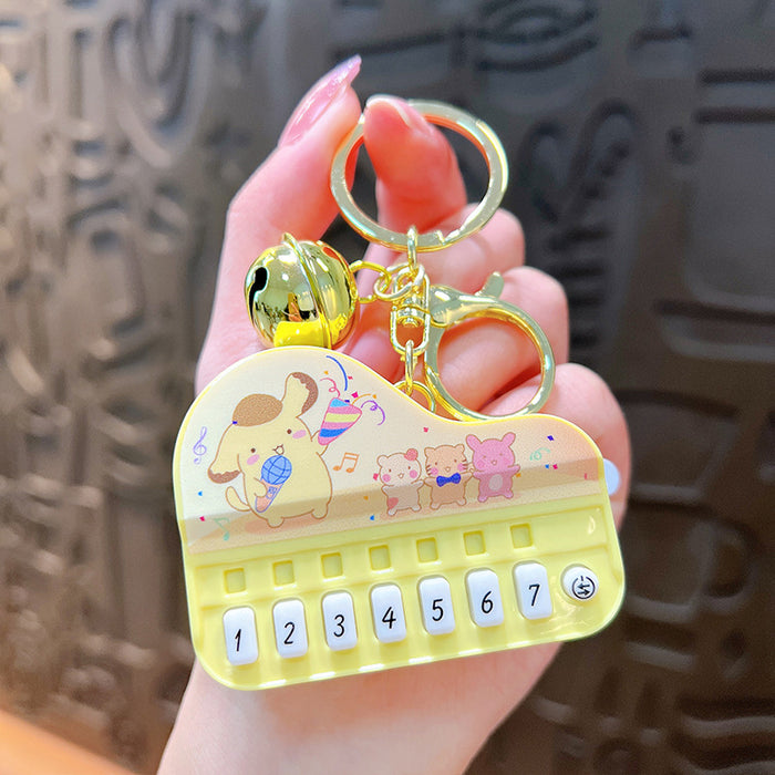 Wholesale Card Plastic Pass Music Game Mini Piano Keychain JDC-KC-YanG020