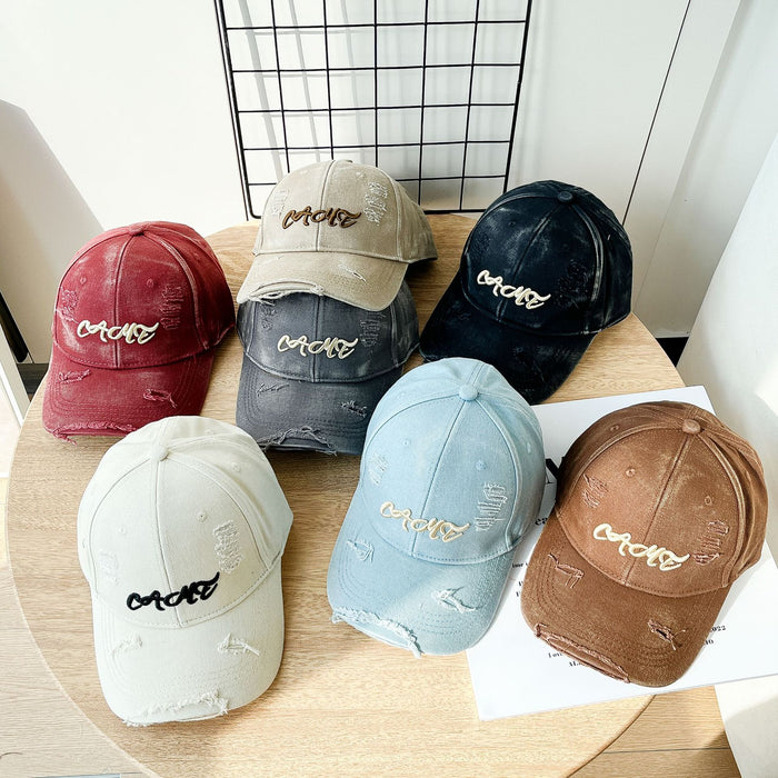 Wholesale Wide brimmed hood, cotton soft top baseball cap, sun protection and duckbill cap