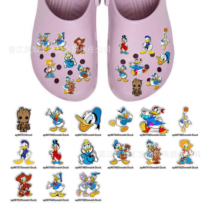 Wholesale 50pcs Acrylic beach shoe buckle decorative accessories