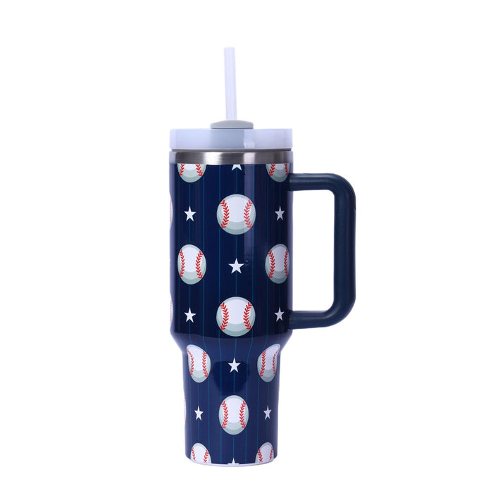 Wholesale 304 Stainless Steel 40oz Insulated Tumbler with Straw Portable Travel Cup MOQ≥2