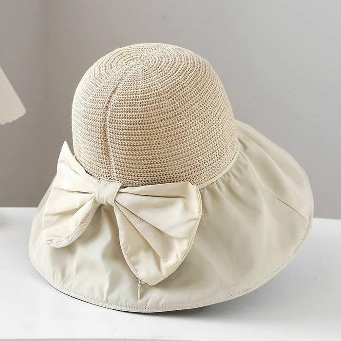 Wholesale Straw Sun Protection Bucket Hat JDC-HT-PX014