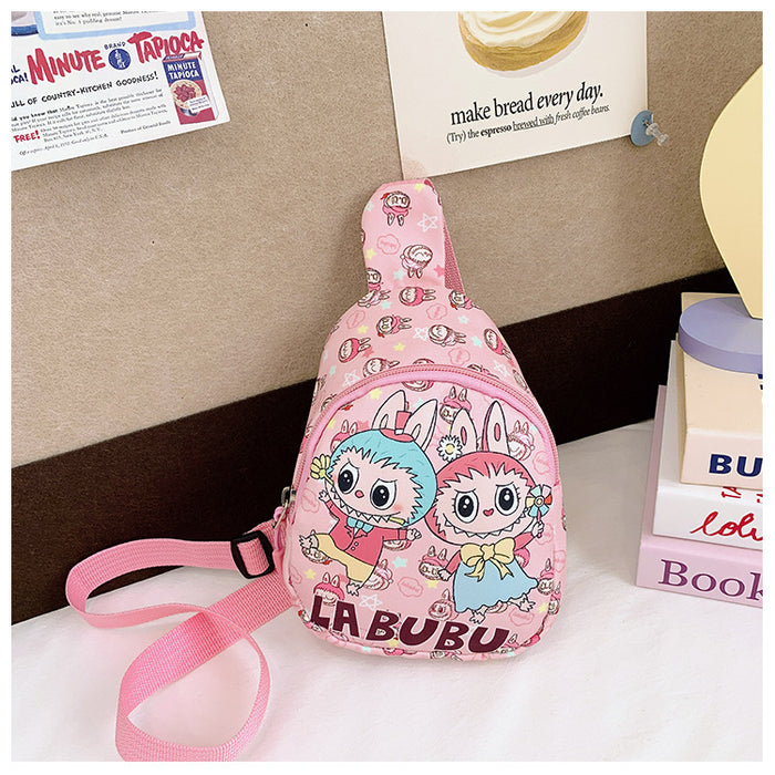 Wholesale Children' s Chest Bag  Cartoon Nylon One-Shoulder Slant