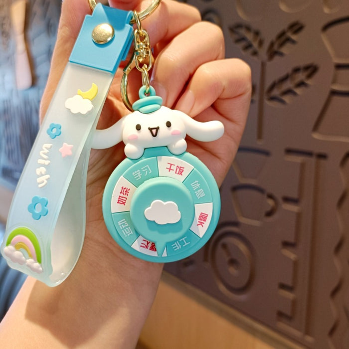 Wholesale Silicone Cartoon Doll Keychain JDC-KC-MingT163