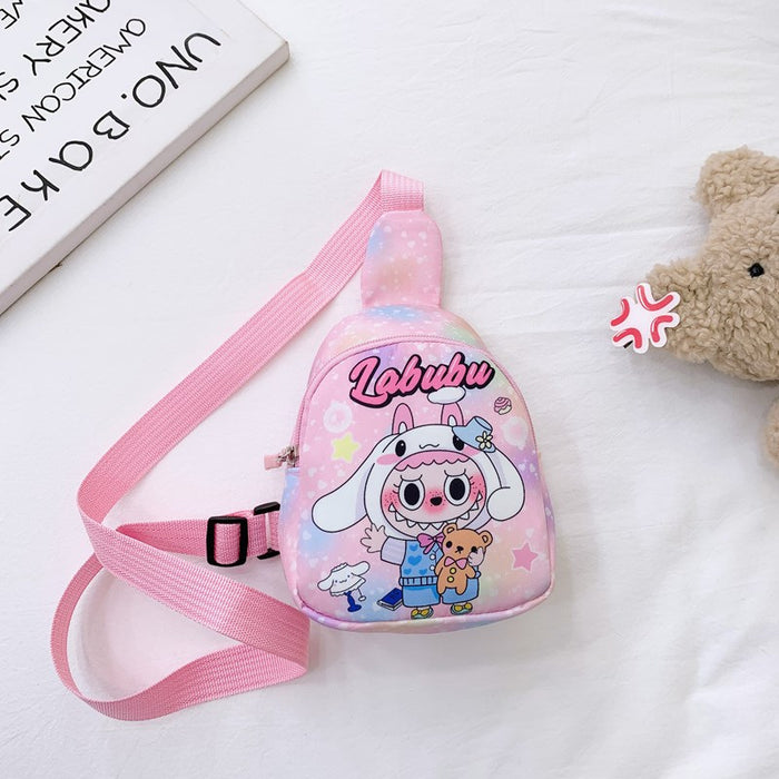 Wholesale Children' s chest bag mobile phone bag cartoon coin wallet nylon one-shoulder crossbody backpack