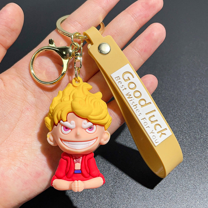 Wholesale Cartoon Silicone Doll Keychain JDC-KC-QiChao047