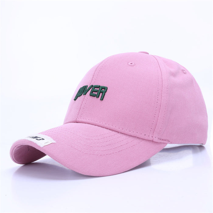 Wholesale Fashionable embroidered letter baseball cap, summer sun shading duckbill cap