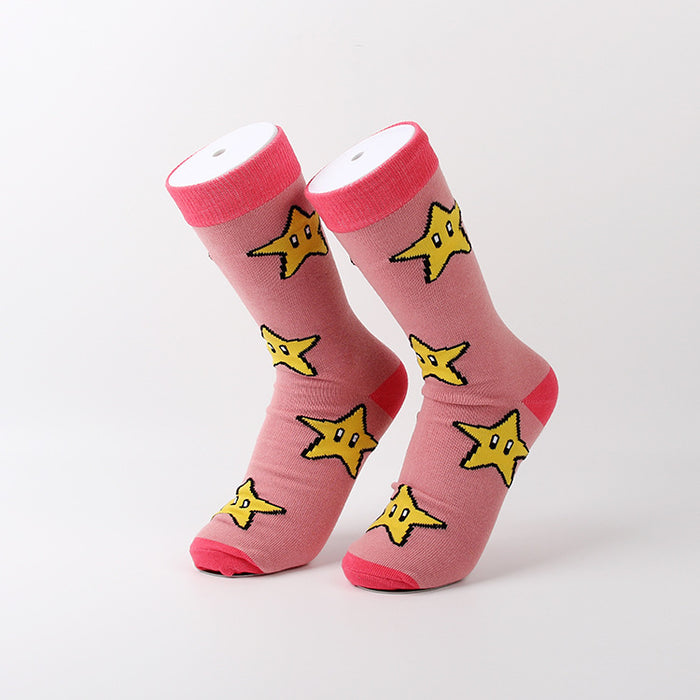 Wholesale Leisure sports jacquard youth women's cotton couple mid tube socks men's trendy socks