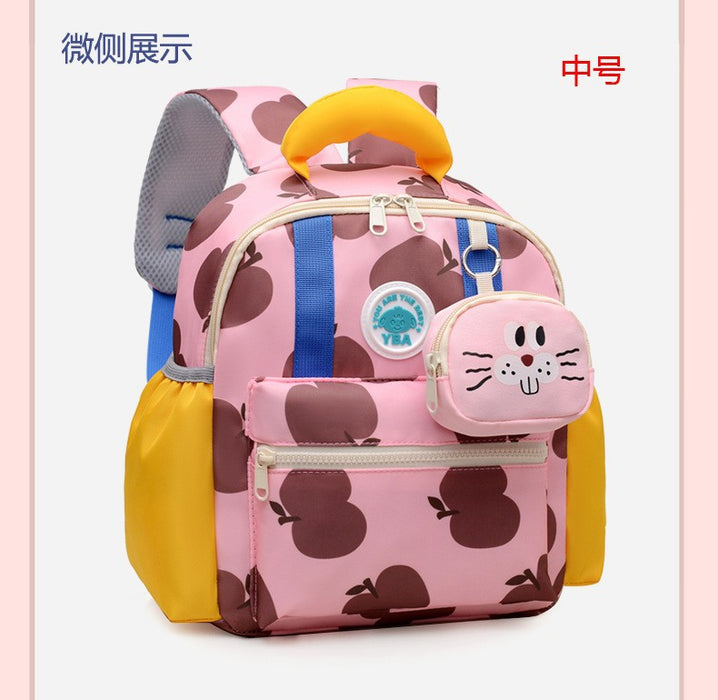 Wholesale Medium and Large small size Kindergarten Backpack Nylon Lightweight Schoolbag Boys' Universal Bag Clove Style Children's Bag
