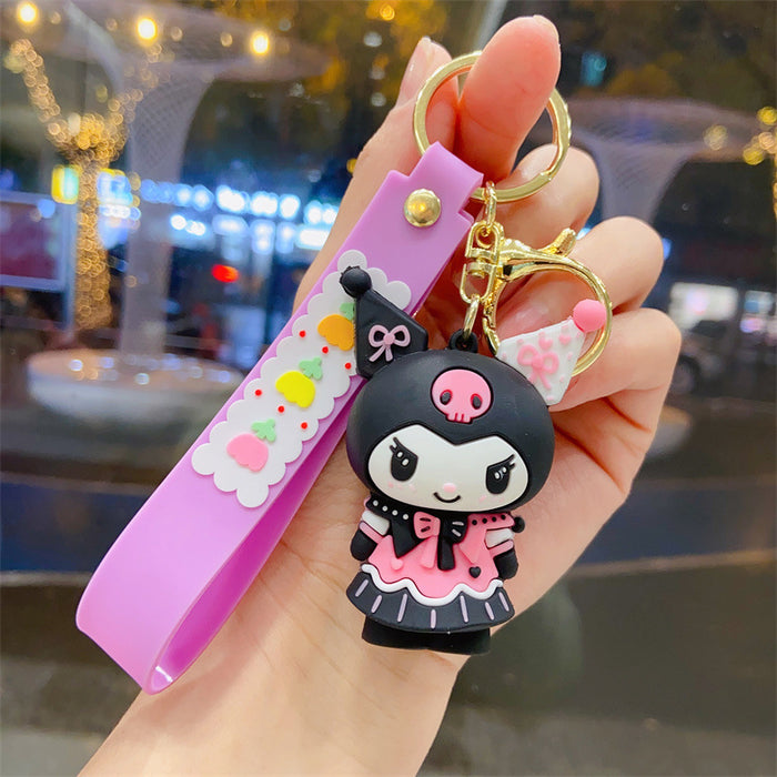 Wholesale Soft Rubber Cute Keychain JDC-KC-YueW001