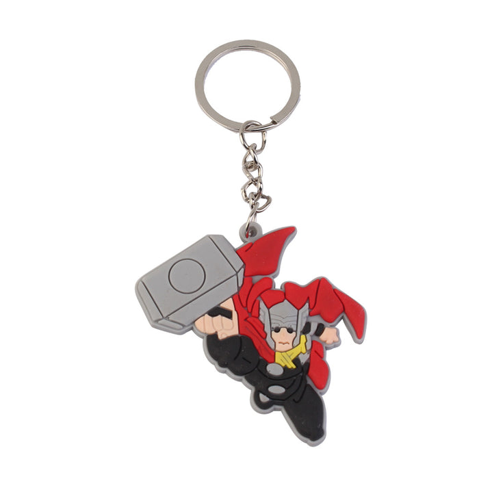 Wholesale PVC 10-pack Cartoon Anime Hero Keychains JDC-KC-MiLai004