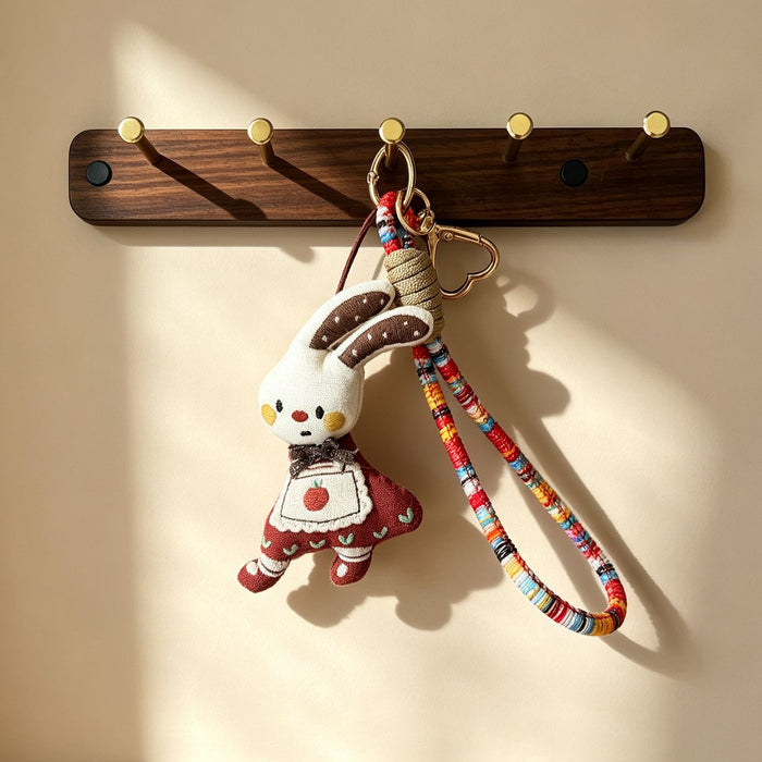 Wholesale Vintage Cute Cartoon Cloth Keychain Bag Charm Accessory