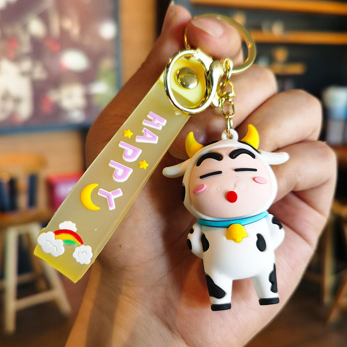 Wholesale Cartoon Silicone Doll Keychain JDC-KC-Tingm305