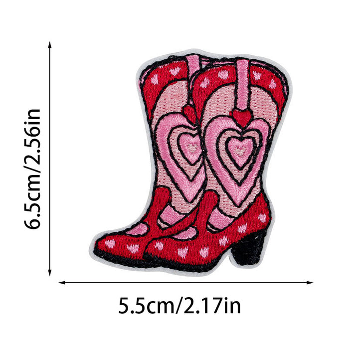 Wholesale Pink Western Denim DIY Patches