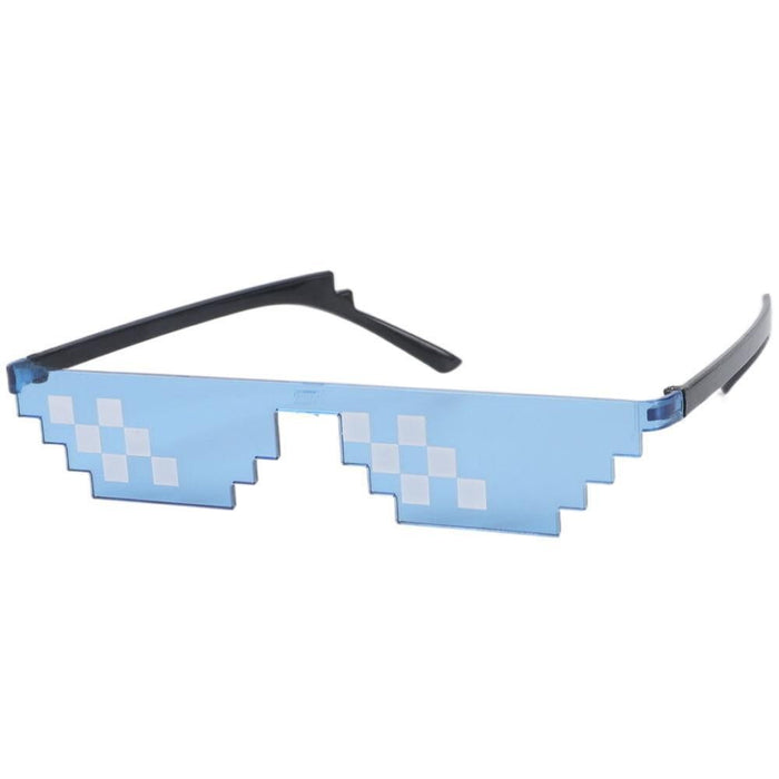 Wholesale Mosaic Glasses Personalized Pixel Sunglasses Double Row Mosaic Glasses