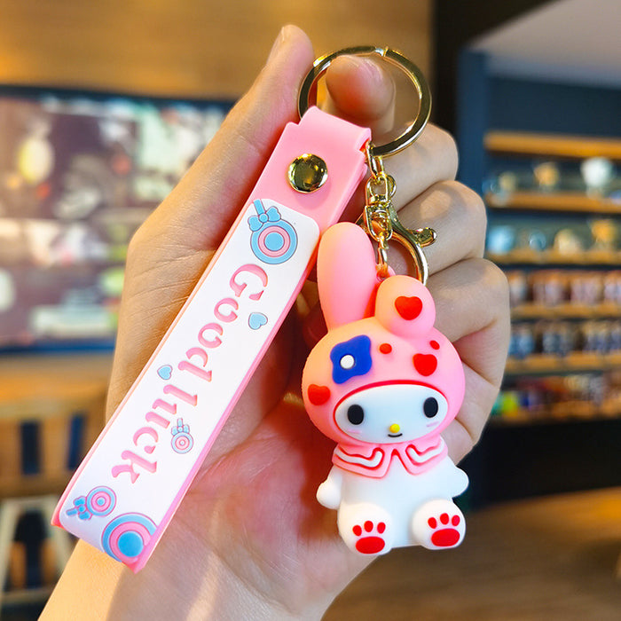 Wholesale Rubber Cartoon Doll Three-dimensional Keychain JDC-KC-Tingm115