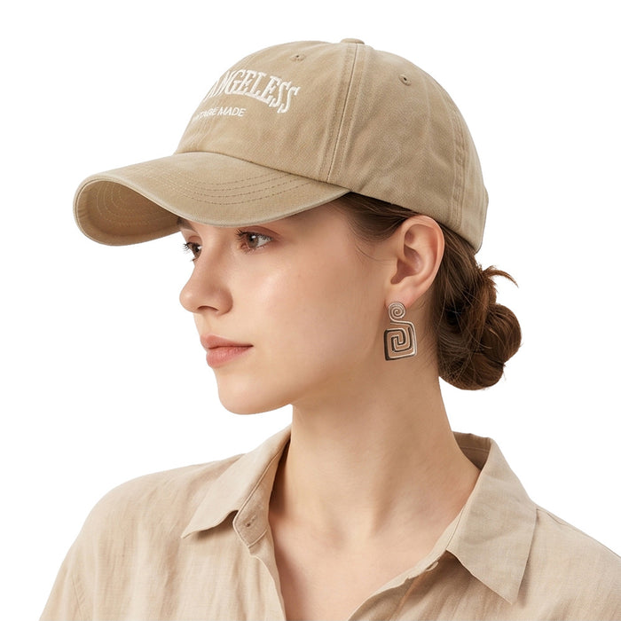 Wholesale Vintage Letter Embroidered Unisex Washed Cotton Baseball Cap Fashion Accessory Gift
