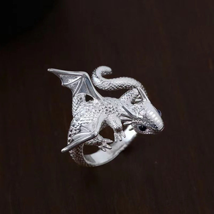 Wholesale Dragon Animal Shape Ring Ring Women's Fashion Finger Ring
