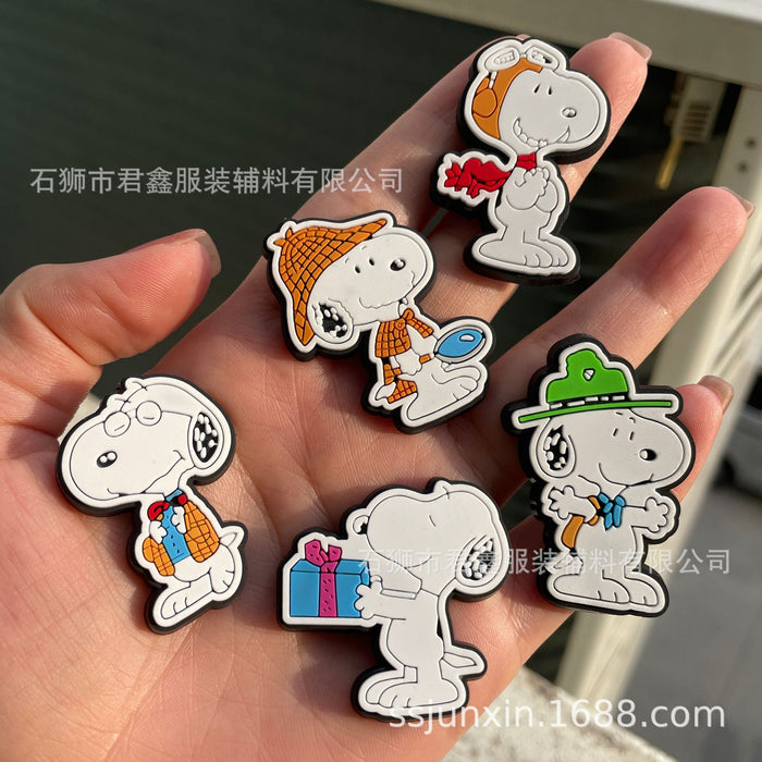 Wholesale 50pcs hole shoes soft rubber decorative buckle shoe accessories