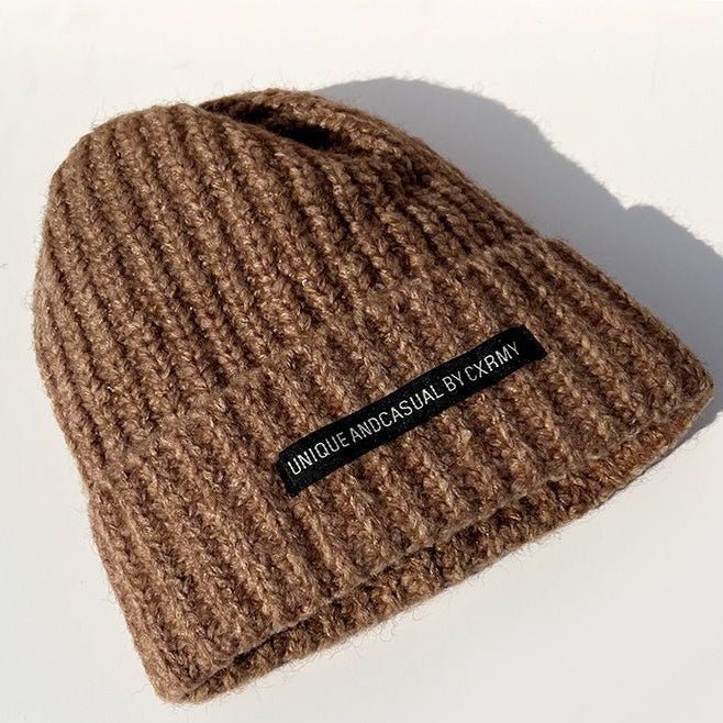 Wholesale Versatile Wool Hat Fashionable Winter Warm Knitted Hat For Men Women