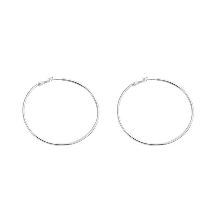 Wholesale Earrings with simple, fashionable, retro, and exaggerated large round earrings