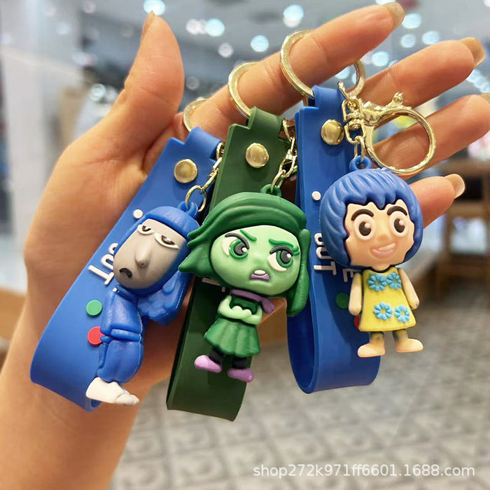 Wholesale Soft PVC Cartoon Keychain Bag Charm Car Key Accessory for Gift