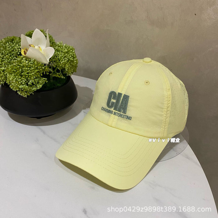 Wholesale Casual thin embroidered letter baseball cap street fashion big head circumference duck tongue cap wholesale