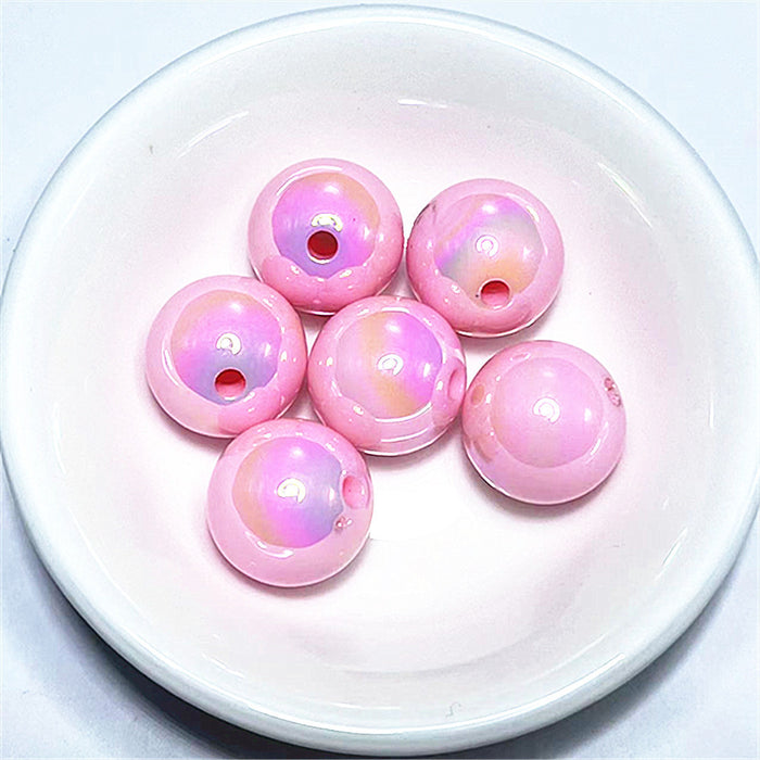 Wholesale 300pcs 14MM Colorful Shell Resin Beads JDC-BDS-Xiaox004