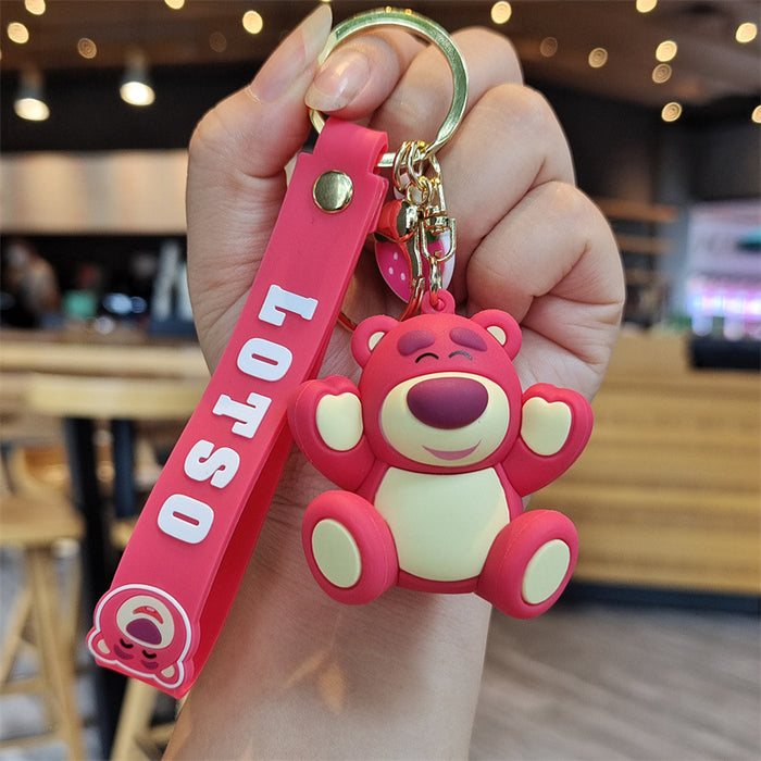 Wholesale Cartoon Silicone Doll Keychain JDC-KC-ZhuoRan014