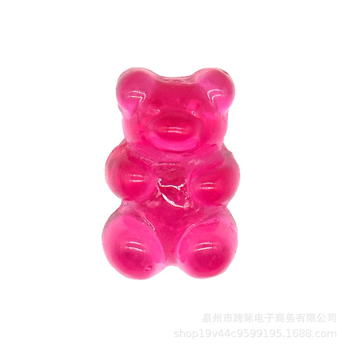 Wholesale Creative Transparent Acrylic Light Color Transparent Bear DIY Shoes Flower Shoes Buckle Accessories Accessories