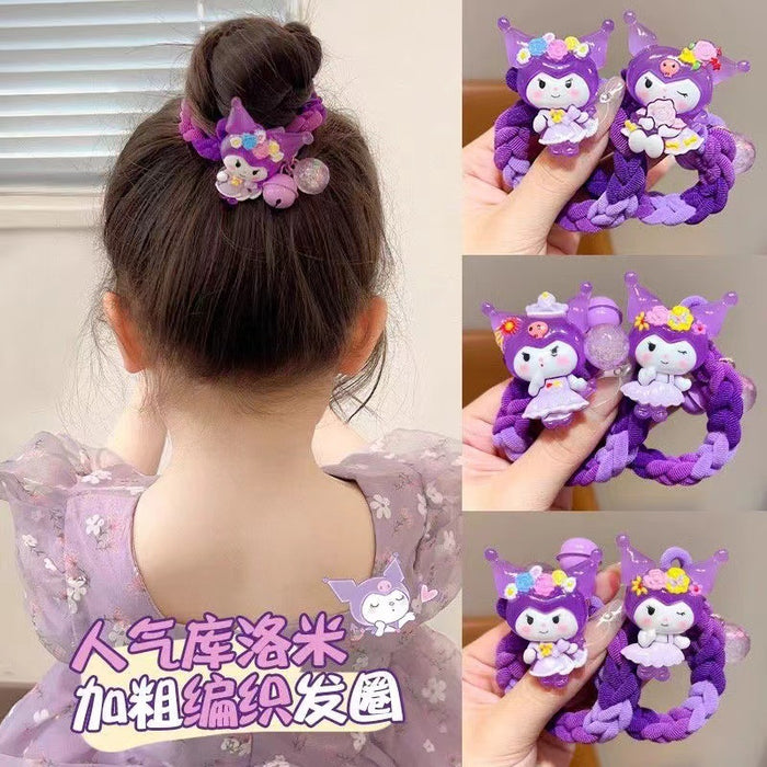 Wholesale Children's Cartoon Woven Fabric Hair Rope JDC-HS-Junwu004