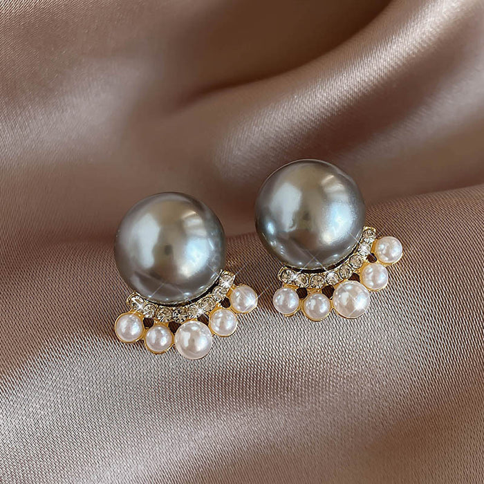 Wholesale Cat Claw Pearl Earrings, New, Niche, Retro, Elegant, Light Luxury Earnail Accessories Wholesale