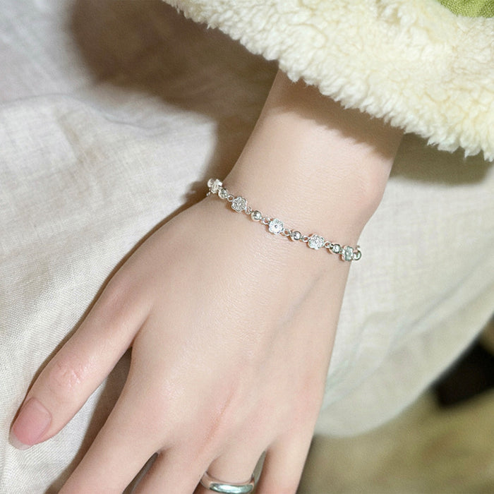 Wholesale fashion exquisite peach blossom temperament Joker simple jewelry