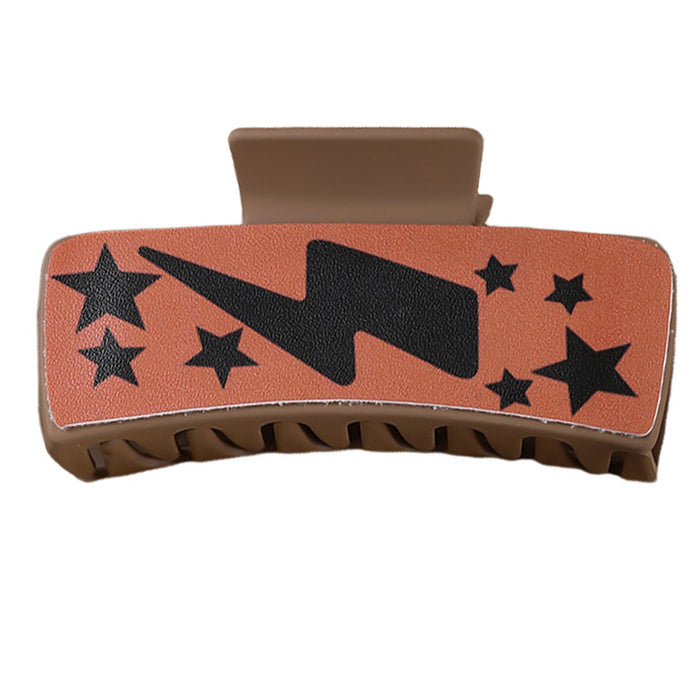 Wholesale five-pointed star Square Hair Clips