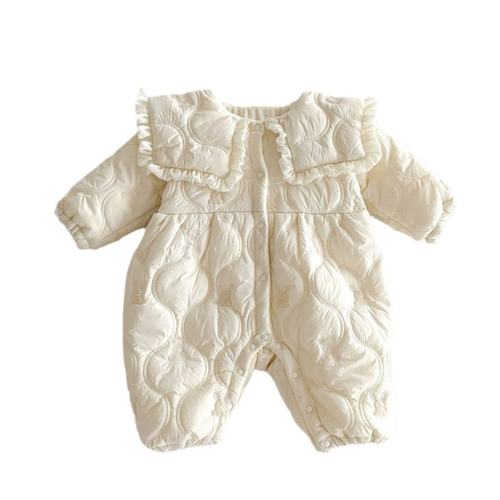 Wholesale Autumn and Winter Jumpsuit Plus Velvet Padded Baby Clothes JDC-BC-WeiNiS024