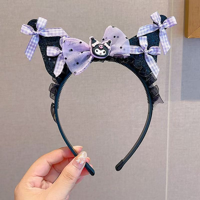 Wholesale Cartoon cute headband girl sweet bow headband little girl