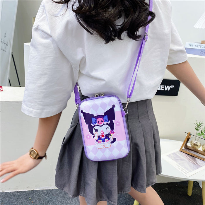 Wholesale New Western style crossbody bag for children, cute printed single shoulder small square bag